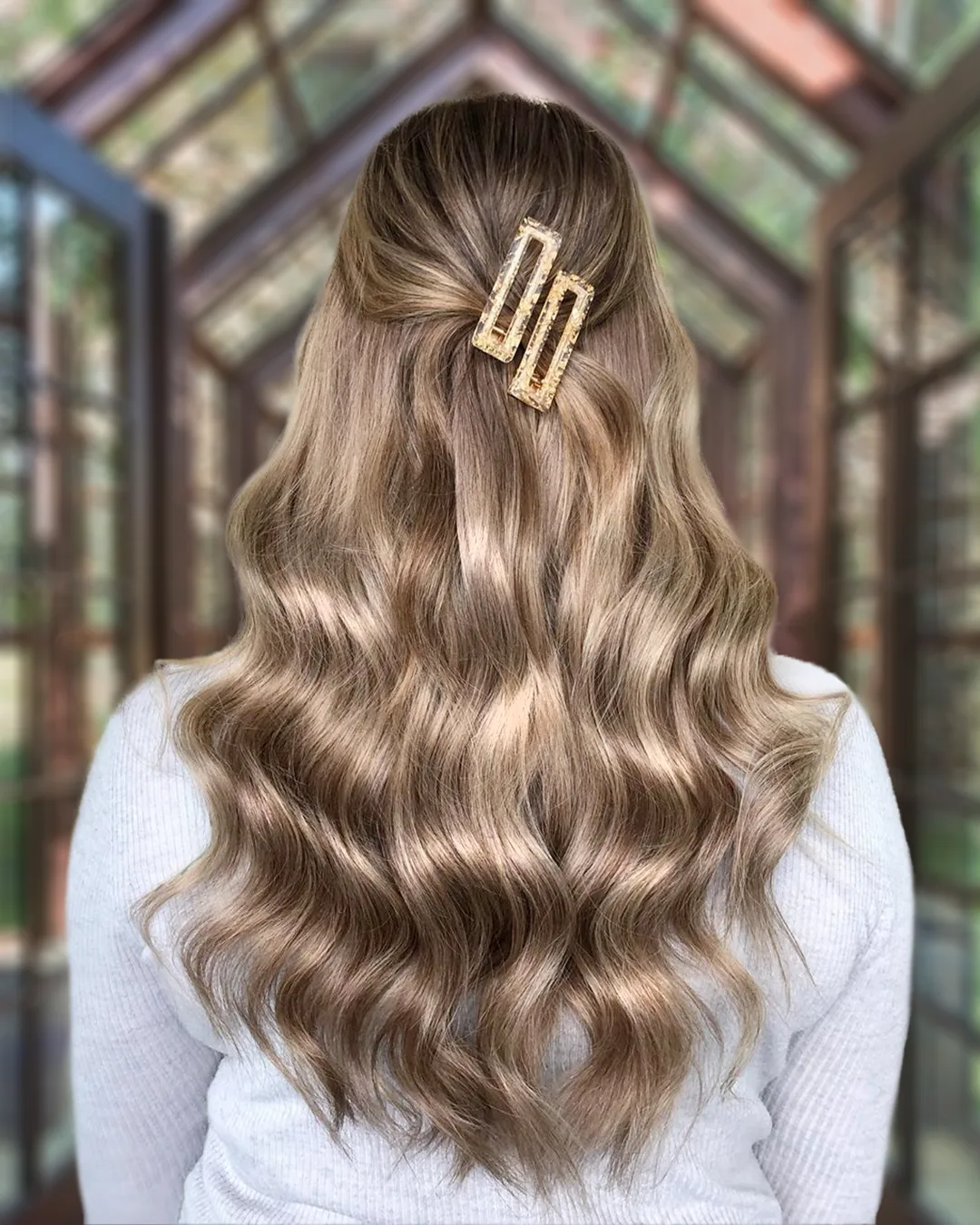 Bright blonde blow-out result